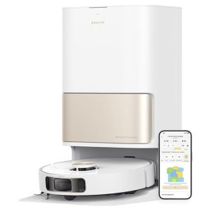 Robotic Vacuum Cleaner DreameBot L10s Pro Ultra Heat,Mop Extend, 7000Pa Suction, Auto Robot Care and Maintenance, Smart Obstacle Avoidance, Work with Alexa/Google Home/Siri, Ideal for Hair, Carpets