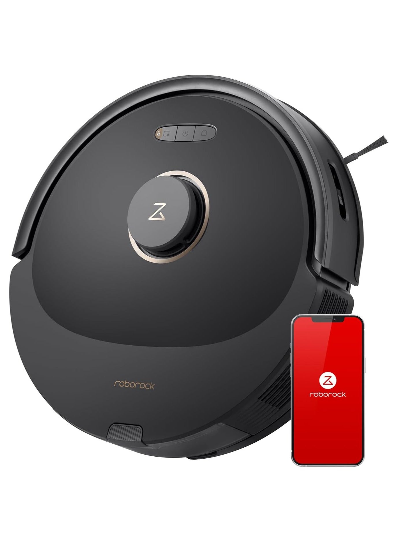 Q8 Max Robotic Vacuum And Mop Cleaner, DuoRoller Brush, 5500Pa Strong Suction, Lidar Navigation, Obstacle Avoidance, Multi-Level Mapping, Perfect For Pet Hair 470 ml 59 W Q8M52-00 Black