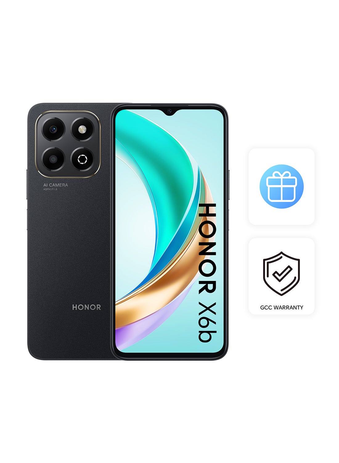 HONOR X6b Midnight Black 6GB RAM 256GB With Gift - Middle East Version