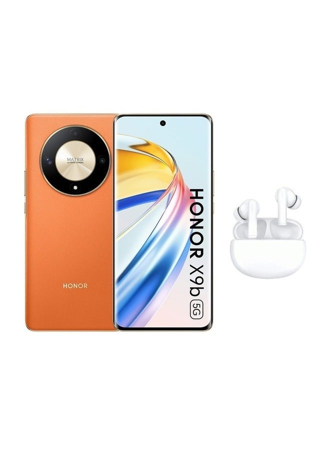 X9b Dual SIM Sunrise Orange 12GB RAM 256GB 5G With Honor Choice Earbuds X5