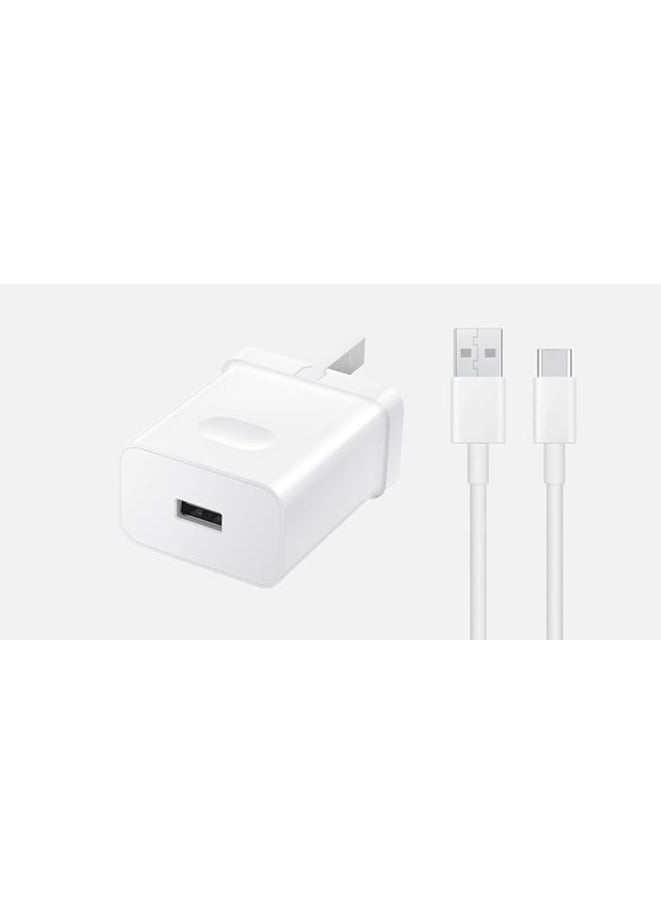 SuperCharge Power Adapter Max 35W With Type A To Type C Cable White