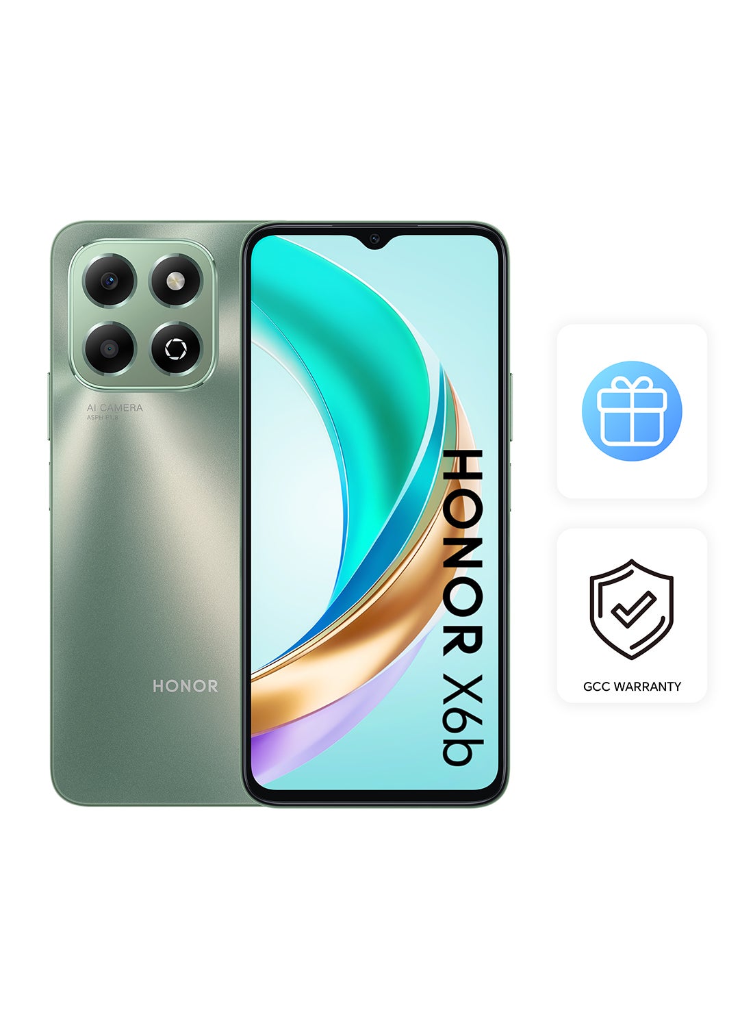 HONOR X6b Forest Green 6GB RAM 256GB With Gift - Middle East Version