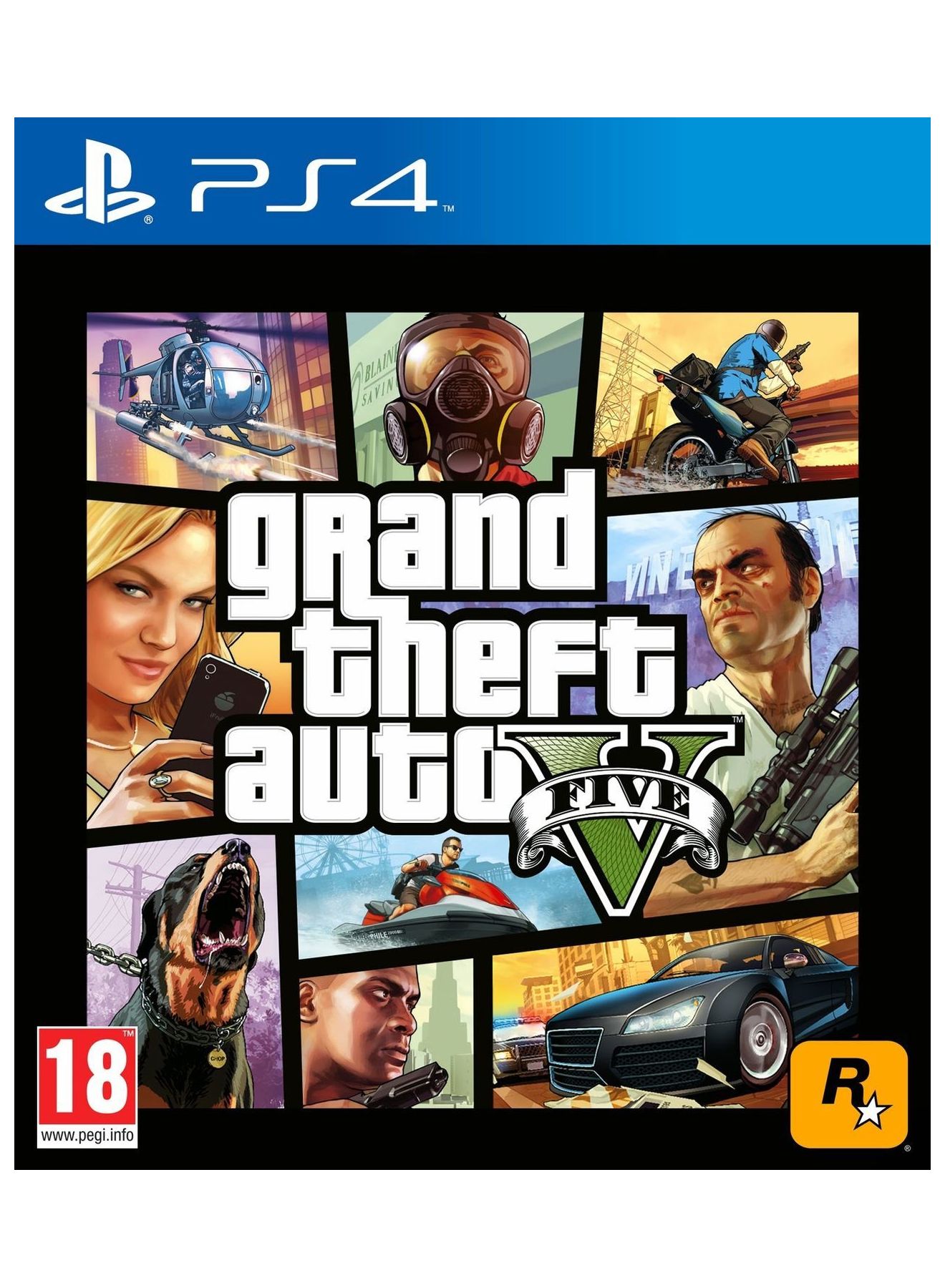 Grand Theft Auto 5 (Intl Version) - Adventure - PlayStation 4 (PS4)