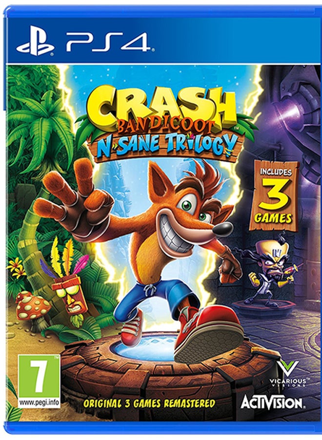Crash Bandicoot : N Sane Trilogy (Intl Version) - Adventure - PlayStation 4 (PS4)