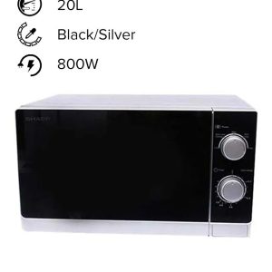 Electric Microwave Oven 20 L 800 W R-20CT(S) Silver/Black