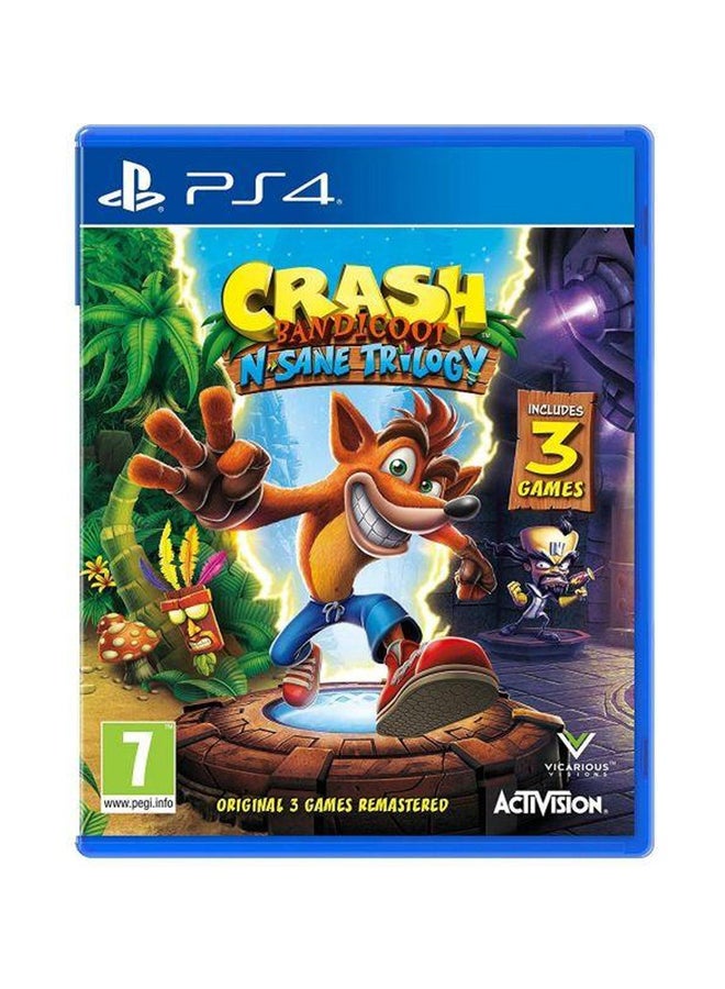 Crash Bandicoot N. Sane Trilogy (Intl Version) - Arcade & Platform - PlayStation 4 (PS4)