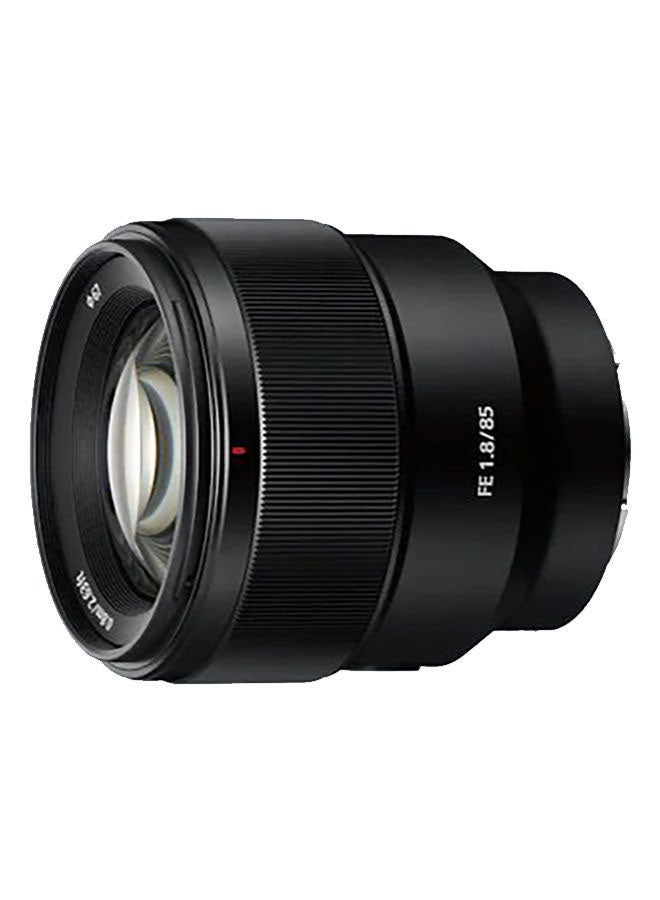SEL85F18 85mm F/1.8-22 Medium-Telephoto Fixed Prime Camera Lens, Black Black