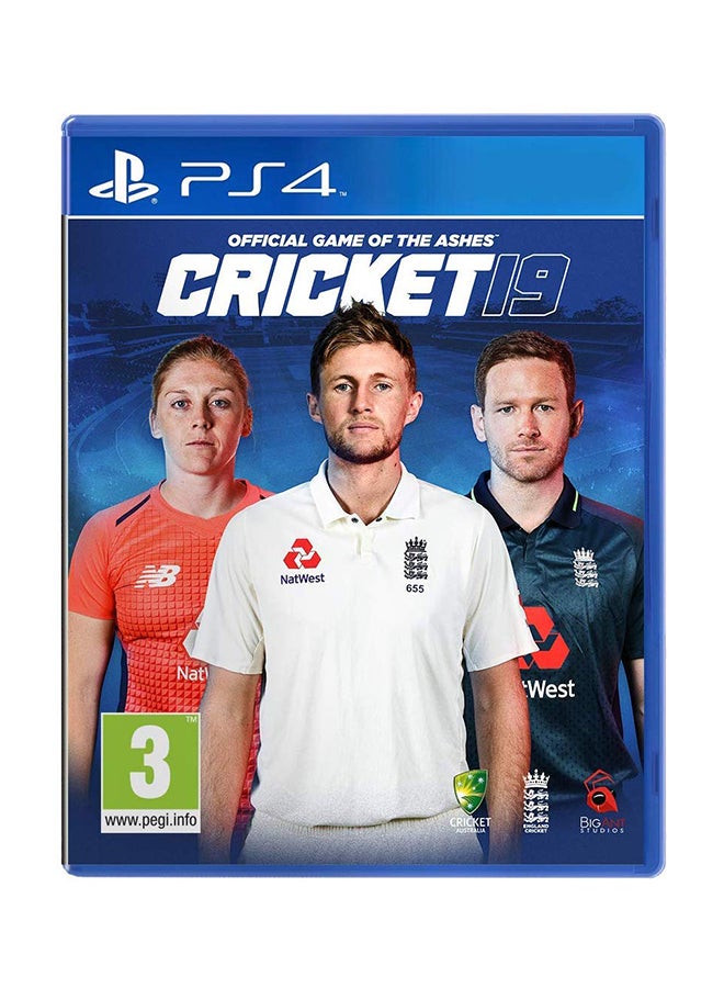 Cricket 19 The Official Game Of The Ashes (Intl Version) - Sports - PlayStation 4 (PS4)