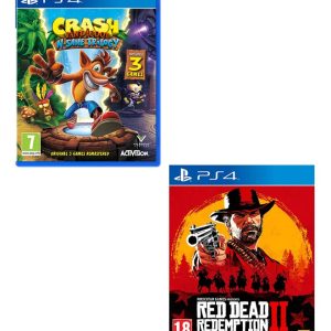 Crash Bandicoot N. Sane Trilogy + Red Dead Redemption 2  -  PlayStation 4 - playstation_4_ps4