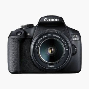 EOS 2000D DSLR Camera With 18-55 DC Lens 24.1 MP APS-C Sensor Optical Viewfinder