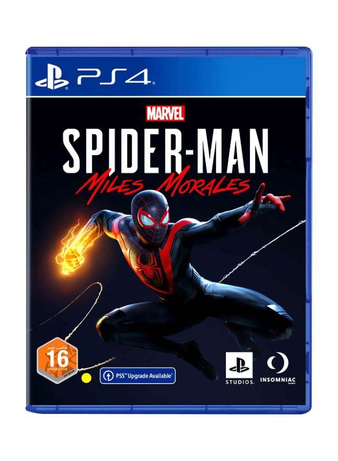 Spiderman Miles Morales (English/Arabic) - UAE Version - Adventure - PlayStation 4 (PS4)