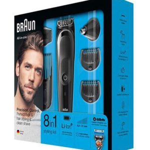 Mgk5060 8-In-1 Trimmer - 6 Attachments + Gillette Fusion5 Proglide Razor Black