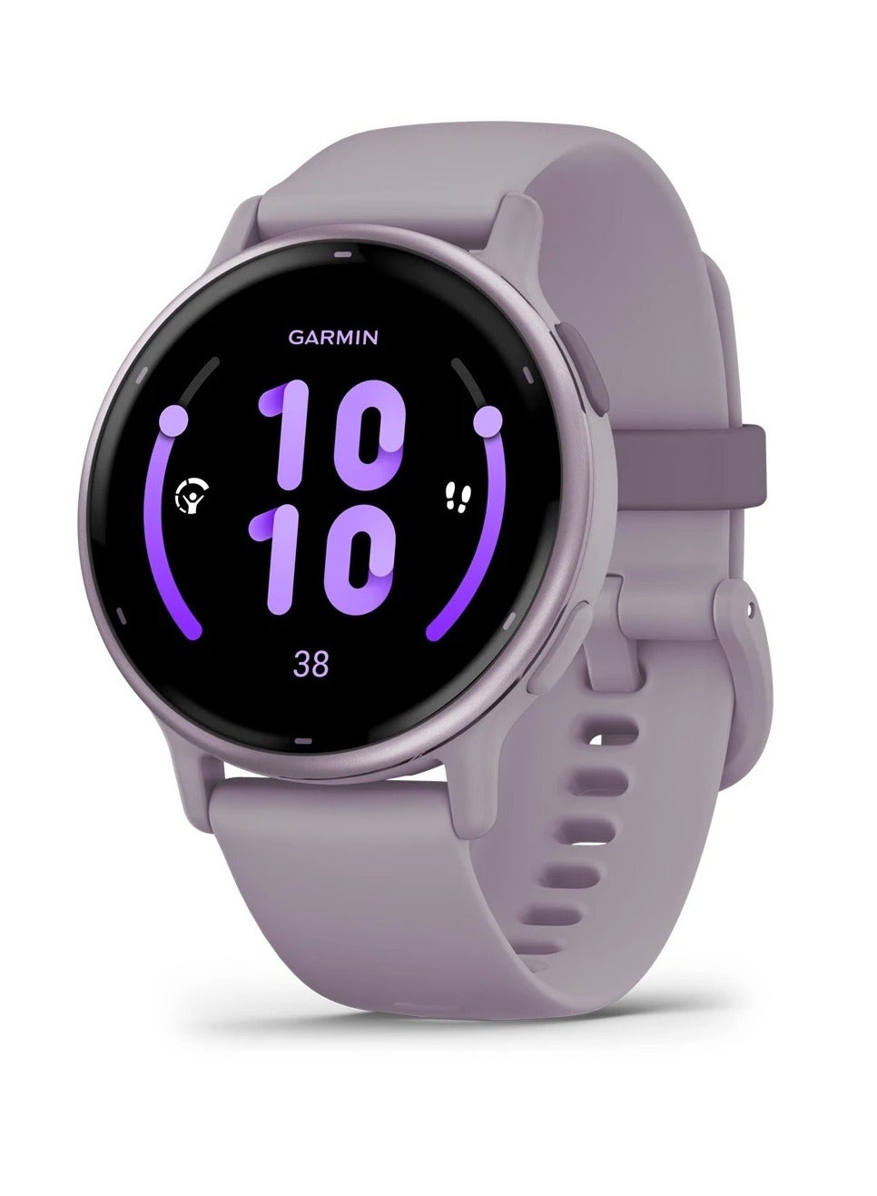 Vivoactive 5 - 42MM - Up To 11 Days Battery Life - 1.2"inch Amoled Display, Scratch Resistant, Corning® Gorilla® Glass 3, Heart Rate Monitor, Stress Tracking, Advanced GPS Features, Built-in GNSS and Sports App, iOS and Android Compatible Orchid