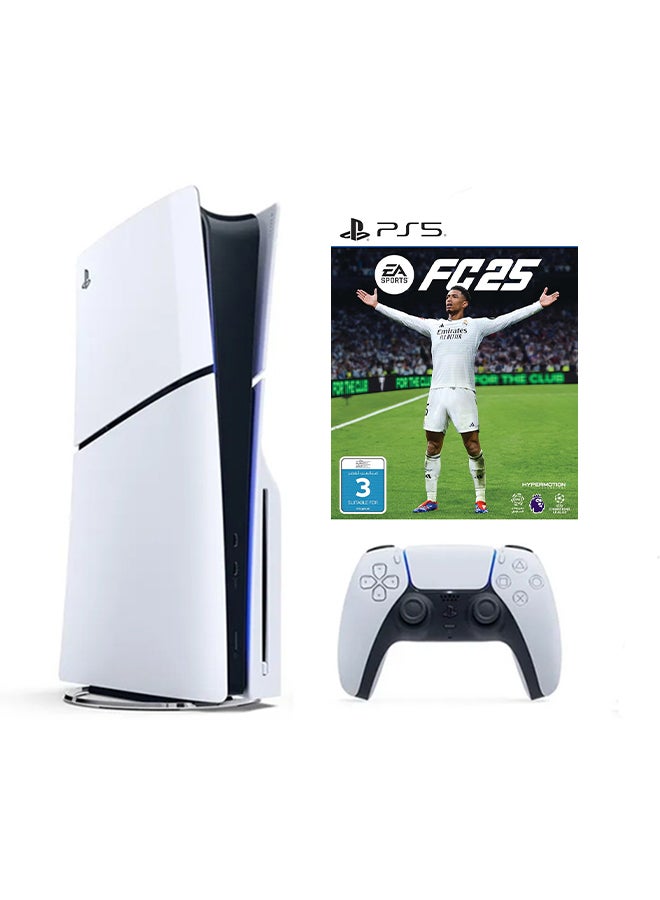 PlayStation 5 Disc Slim Console And FC 25