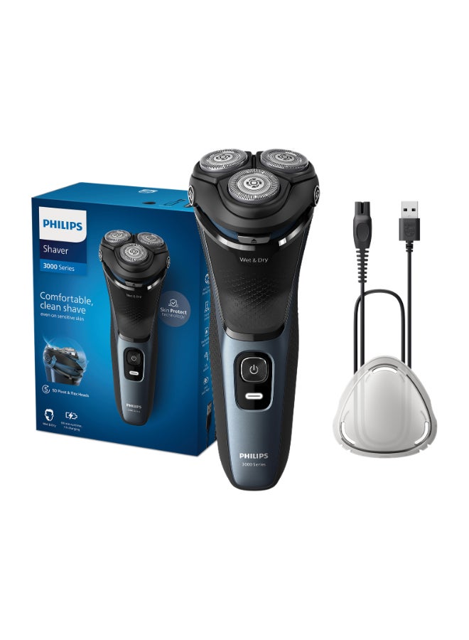 Wet And Dry Electric Shaver 3000 Series S3144/00 Black