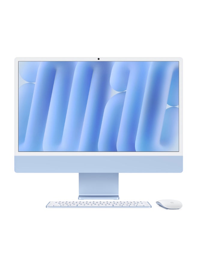 24-inch iMac with Retina 4.5K Display, M4 Chip 10-Core CPU 10-Core GPU Processor/16GB RAM/512GB SSD/macOS English Blue