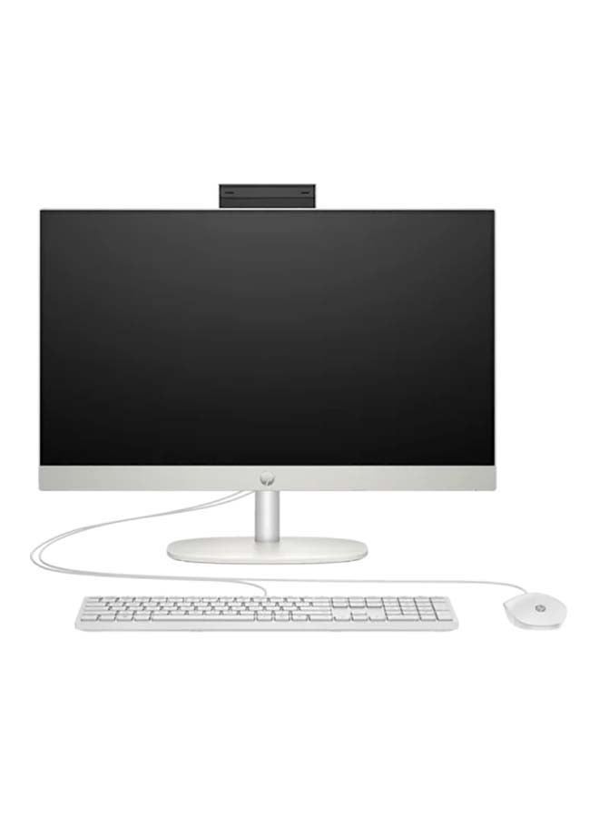 All-In-One 24-Cr0001l PC, Intel Core I7 1355U 13th Gen, 16 GB DDR4, Intel Iris X Graphics, 512 GB PCIe NVMe, 99% SRGB,1 HDMI-Out 1.4, Dual 2 W Speakers, Shell White | 9A1A0PA English Shell White
