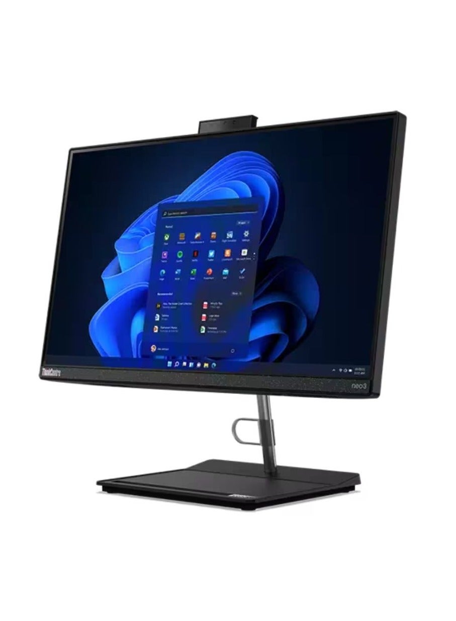 2024 Newest Lenovo All-in-One Neo30a-22inch Desktop, 13th Generation Intel Core i5-13420H Processor| 8GB DDR4 RAM| 512GB SSD | Intel® UHD Graphics | 21.5" FHD Display| Windows 11 Pro English Raven Black
