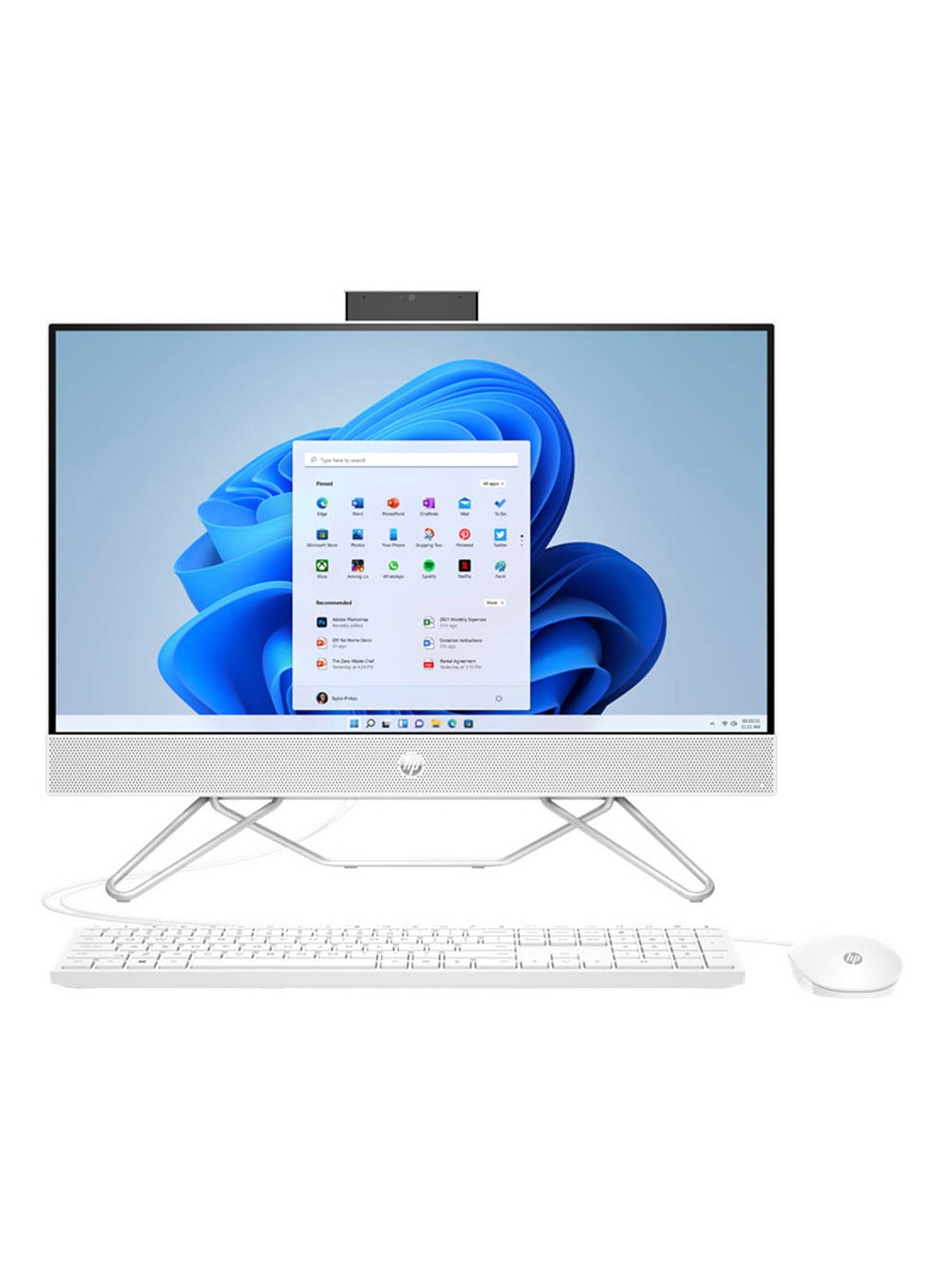 All -In-One 27-CB1010NH Desktop With 27-Inch Display, Core-i7-1255U Processor/32GB RAM/1TB SSD/Windows 11 Pro/Intel Iris Xe Graphics English/Arabic White