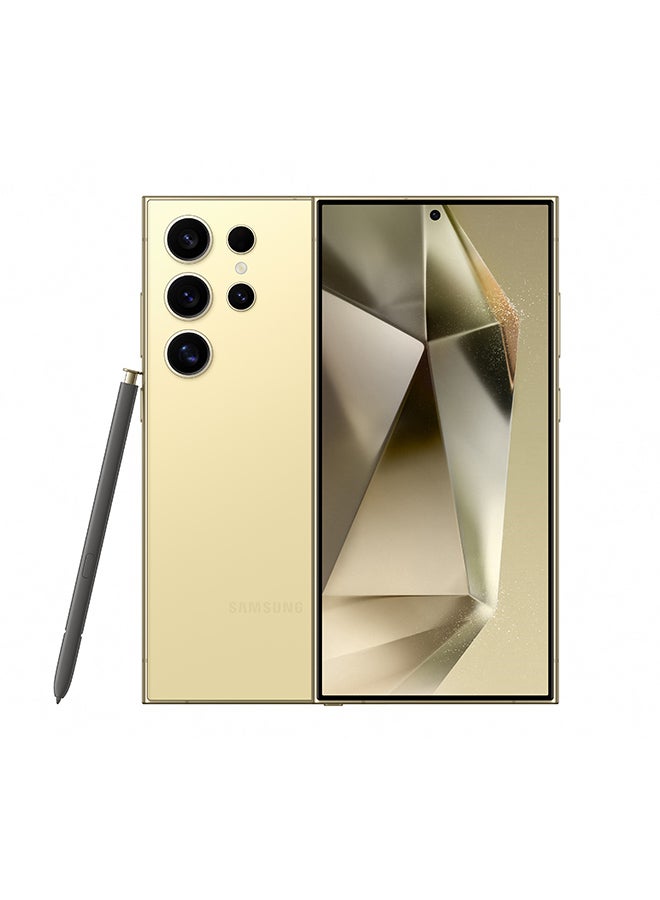 Galaxy S24 Ultra Dual SIM Titanium Yellow 12GB RAM 512GB 5G - International Version