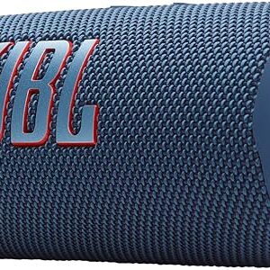 JBL Flip 7 Bluetooth Speaker - Pro Sound with AI Sound Boost, 16-Hour Playtime, Auracast Multi-Speaker Connection, Waterproof, Dustproof, Drop-Proof - Blue