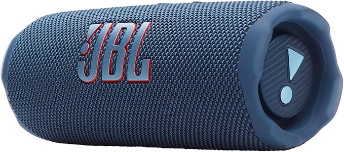 JBL Flip 7 Bluetooth Speaker - Pro Sound with AI Sound Boost, 16-Hour Playtime, Auracast Multi-Speaker Connection, Waterproof, Dustproof, Drop-Proof - Blue
