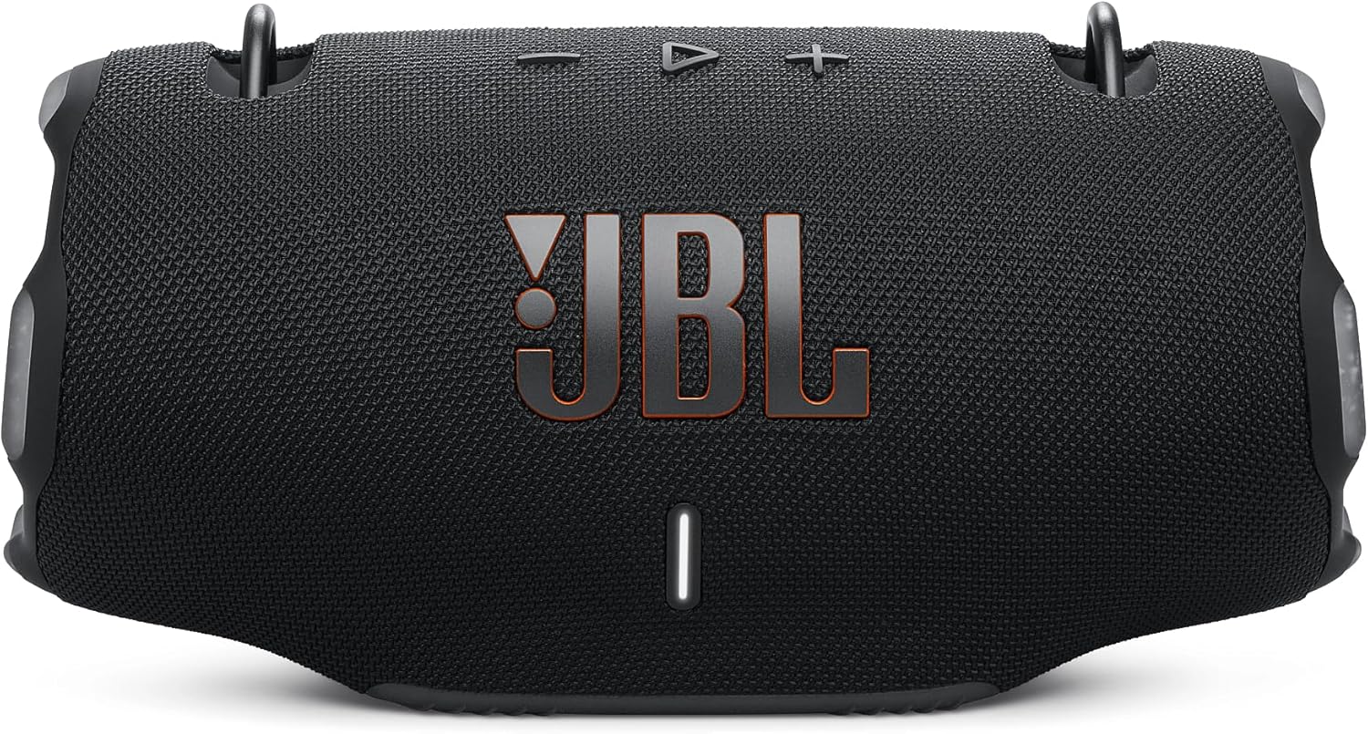 JBL Xtreme 4 Portable waterproof speaker with AURACAST (connect multiple Speaker), massive JBL Pro Sound and convenient shoulder strap, Black
