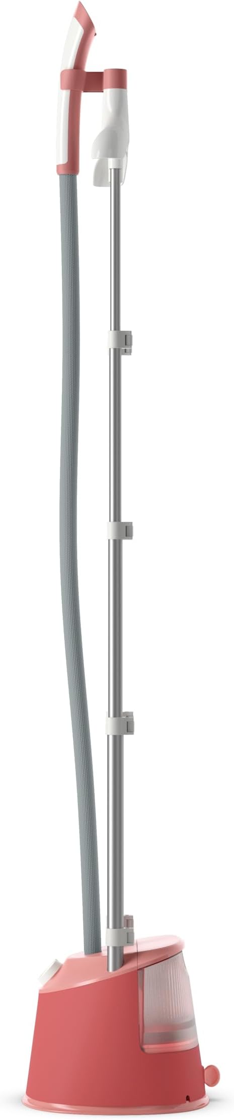 Philips Garment Steamer 1000 Series - 1800W, 1.8L Detachable Tank, 3 Steam Setting, 36 g/min, Soft Red - STE1020/46