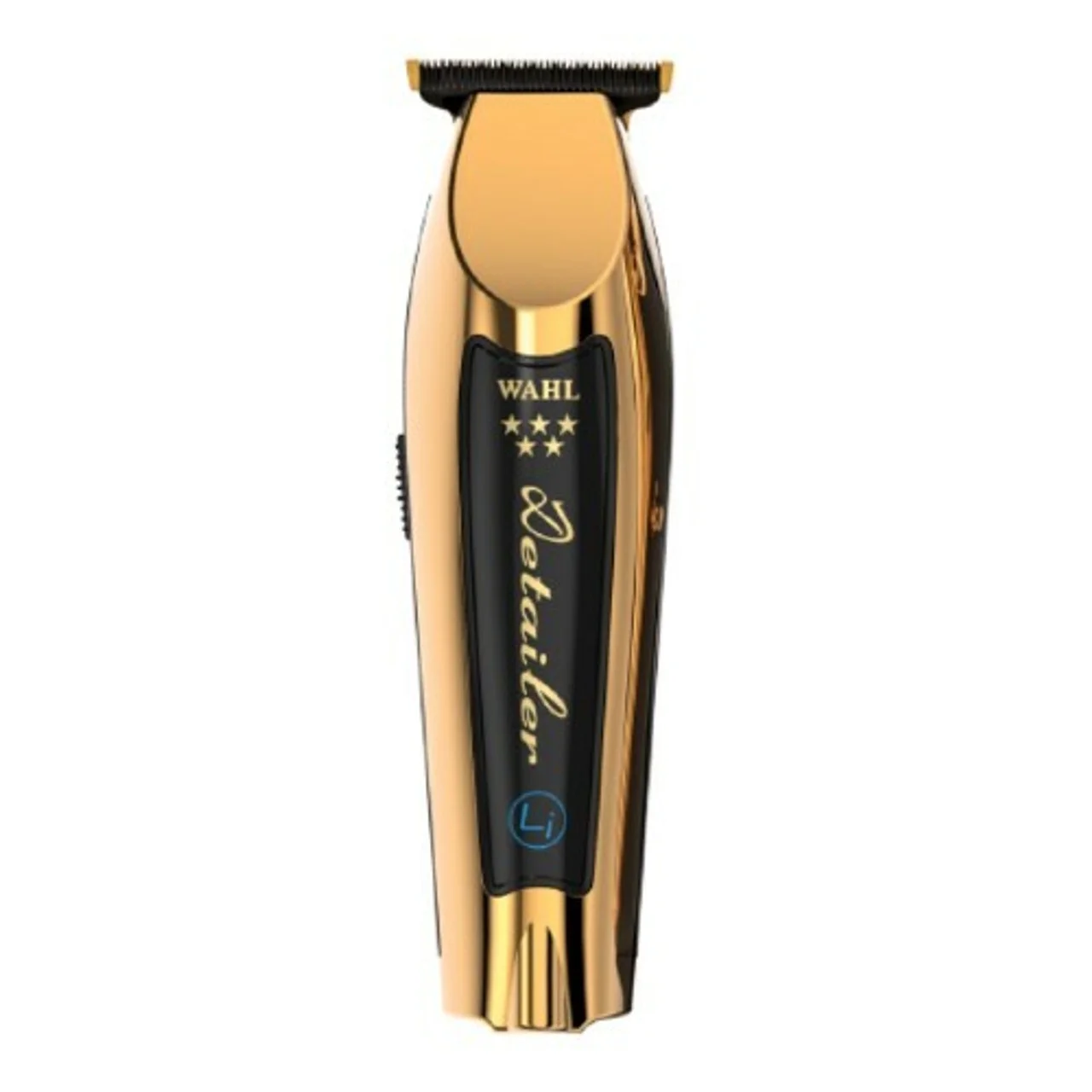 Wahl 5-Star Gold Cordless Detailer Li – Premium Zero-Gap Trimmer with DLC T-Wide Blade | 100-Min Runtime | Limited Edition for Barbers & Stylists