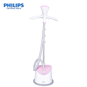 Philips GC484 EasyTouch Garment Steamer – 1800W Power, 1.4L Tank, Fast Wrinkle Removal, Elegant Pink