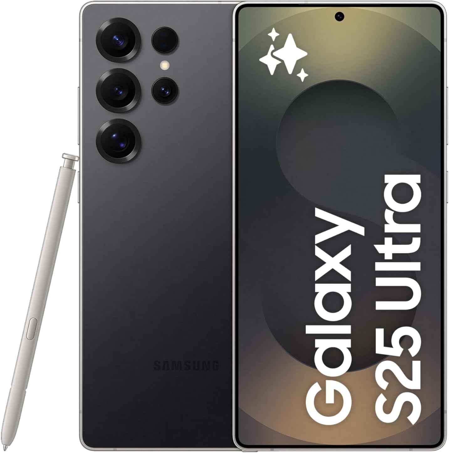 Samsung Galaxy S25 Ultra AI Phone, 1TB Storage, 12GB RAM, Titanium Black, Android Smartphone, 200MP Camera, S Pen,(UAE Version)